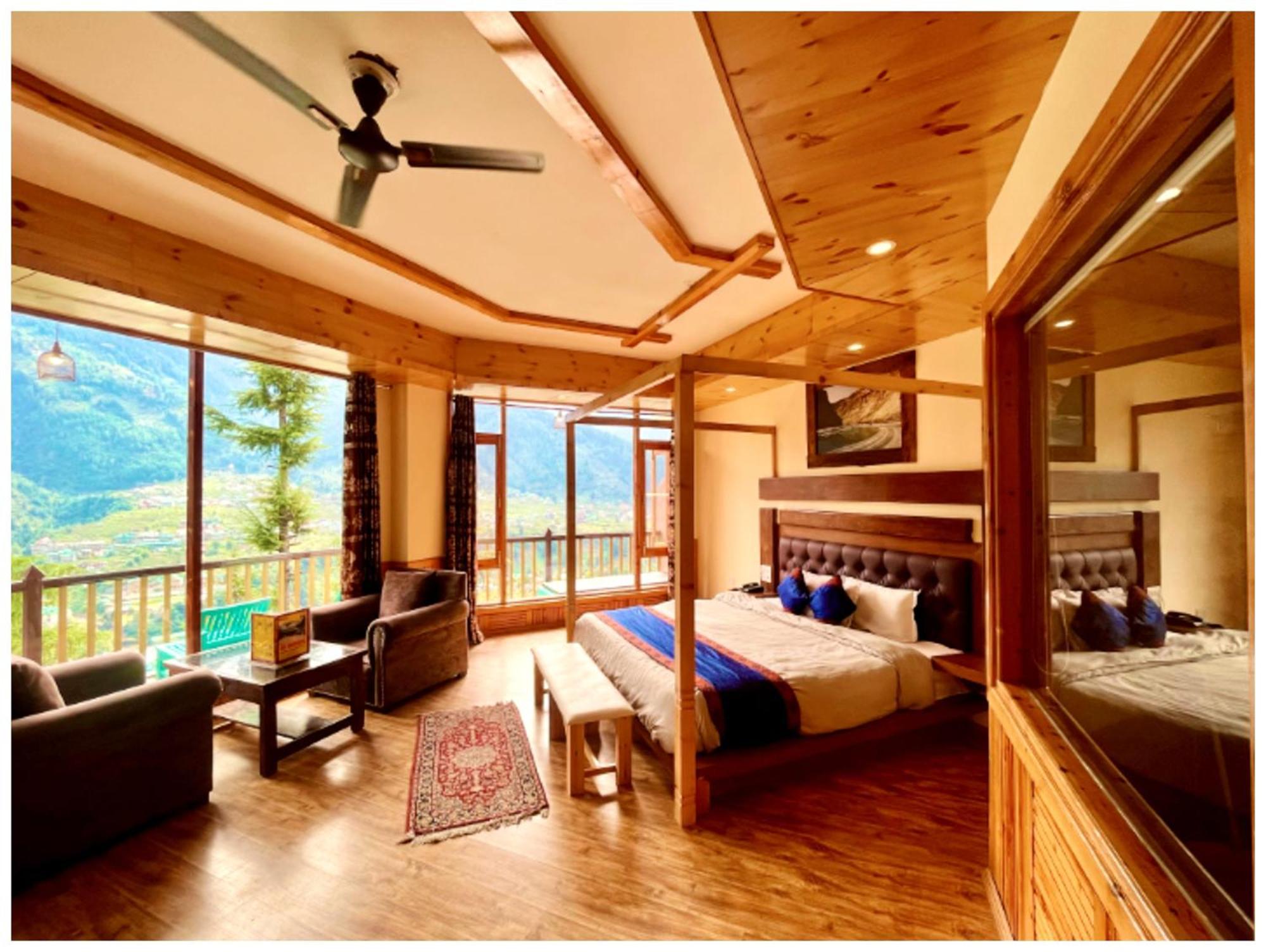 Manali Hotel T H E - B D - R E S O R T - Free Parking - Jungle Safari And Restaurant Facilities -Luxury & Spacious Room - Best Premium Hotel In Manali المظهر الخارجي الصورة